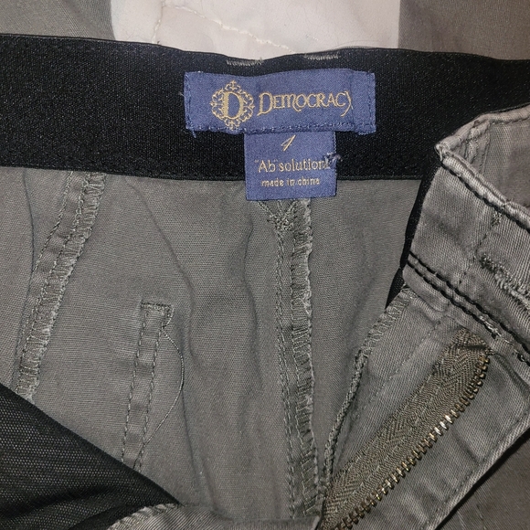 Democracy "Ab"Solution Olive Green Pants 4 - Picture 2 of 4